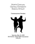 Commencement Exercises 1995 by North Carolina Central School of Law
