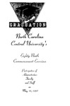 Commencement Exercises 1997 Faculty and Staff by North Carolina Central School of Law