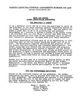 Law Alumni Newsletter | January 1992 by North Carolina Central University School of Law