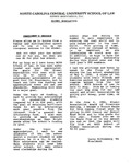 Law Alumni Newsletter | June 1992 by North Carolina Central University School of Law