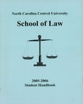 2005 Student Handbook by North Carolina Central University School of Law